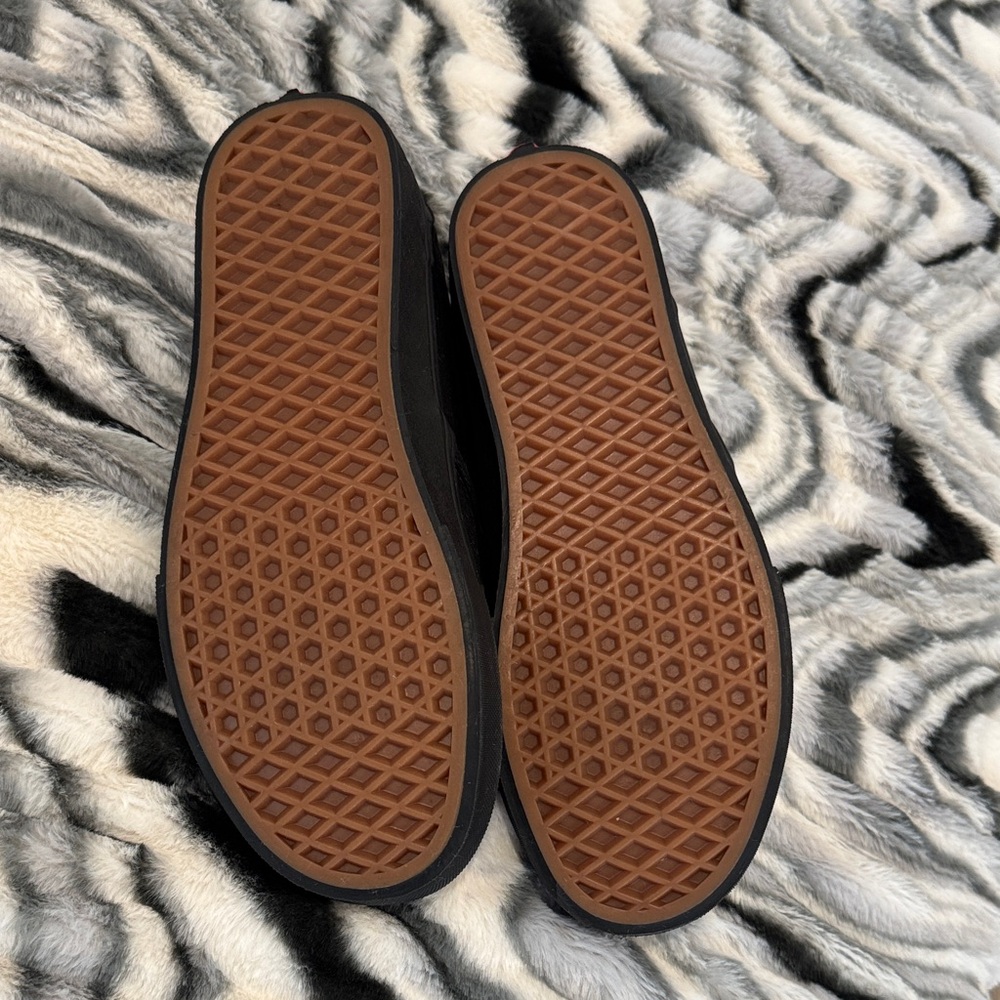 Vans Black Slip-On Canvas Loafers - Woman’s - Picture 6 of 7